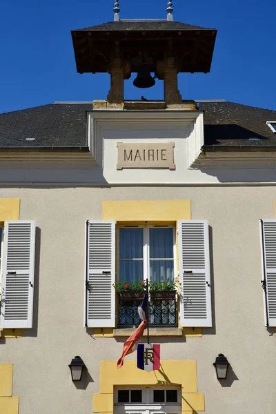 Avernes France May 2018 City Hall — Stock Photo, Image