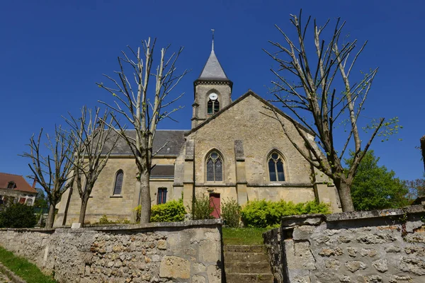 Fremainville Франція 2018 Травня Церква — стокове фото