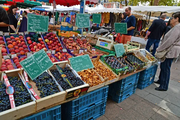 Rouen França Setembro 2018 Mercado Praça São Marc — Fotografia de Stock