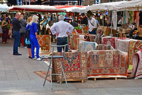 Rouen Franz September 2018 Der Markt Auf Dem Platz Saint — Stockfoto