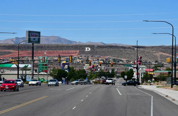 Saint Georges Utah Amerika Birleşik Devletleri Temmuz 2016 Çölde Şehir — Stok fotoğraf