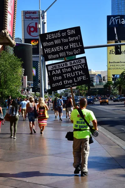 Las Vegas Julio 2016 Propagandista Secta Franja —  Fotos de Stock