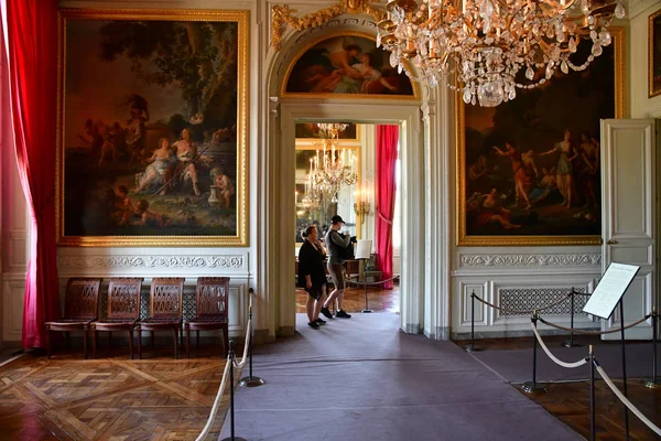 Versailles Frankrijk Oktober 2018 Eetkamer Petit Trianon Het Marie Antoinette — Stockfoto