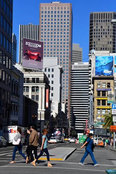 San Francisco Abd Temmuz 2016 Şehir Merkezinde Sokak — Stok fotoğraf
