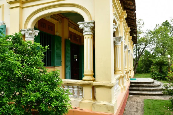 Cai República Socialista Vietnã Agosto 2018 Pitoresca Casa Colonial Senhor — Fotografia de Stock