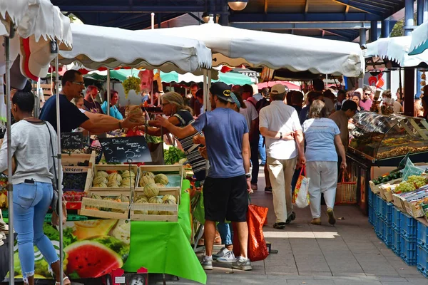 Rouen Francia Septiembre 2018 Mercado Plaza Saint Marc —  Fotos de Stock