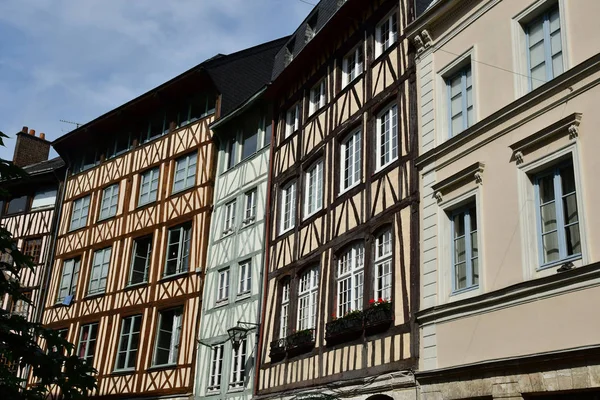 Rouen Francia Settembre 2018 Casa Nella Città Storica — Foto Stock