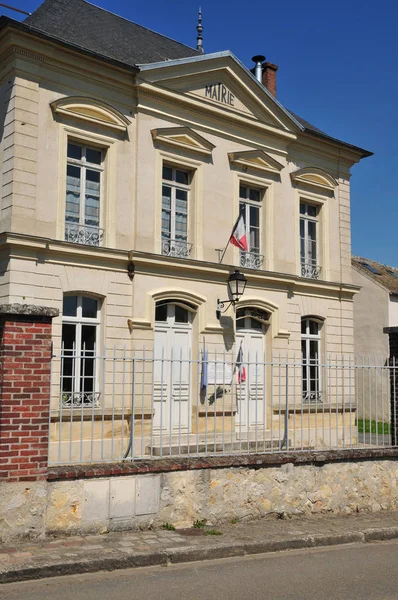 Themericourt France May 2018 City Hall Stock Photo