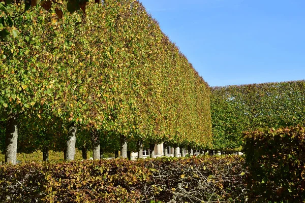 Versailles Frankrike Oktober 2018 Park Petit Trianon Till Marie Antoinette Stockbild