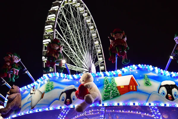 London England November 2018 Winter Wonderland Hyde Park — Stock Photo, Image