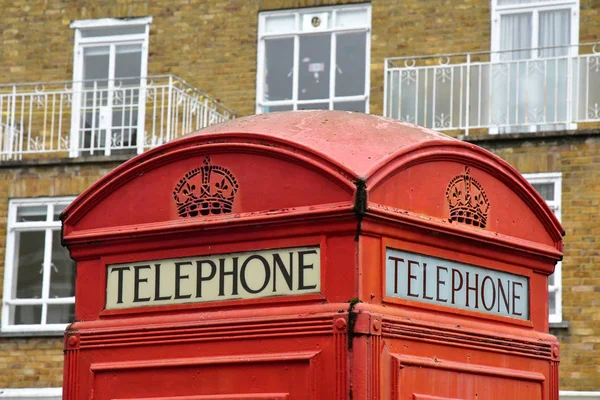 Londres Inglaterra Novembro 2018 Cabine Telefônica Primrose Gardens Distrito Belsize — Fotografia de Stock