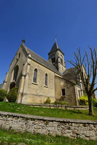 Fremainville Francja Maja 2018 Kościół — Zdjęcie stockowe