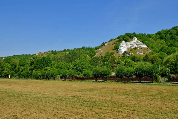 Haute Isle Frankrijk Juli 2018 Het Schilderachtige Landschap Zomer — Stockfoto