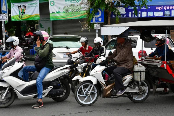 Phnom Penh Reino Camboya Agosto 2018 Pintoresco Centro Ciudad — Foto de Stock