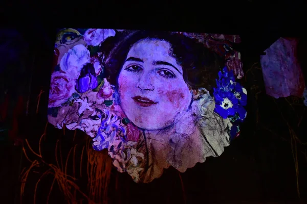 Paris France Novembre 2018 Atelier Des Lumières Lieu Art Numérique — Photo