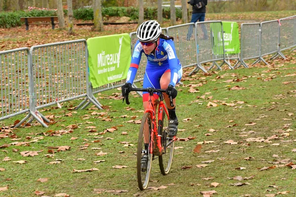 Verneuil Sur Seine Francia Dicembre 2018 Ciclocroce Coppa Dell Ile — Foto Stock