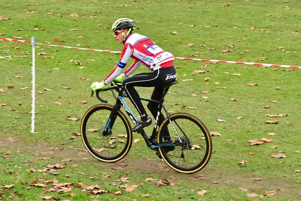 Verneuil Sur Seine Frankrijk December 2018 Cyclo Cross Beker Van — Stockfoto