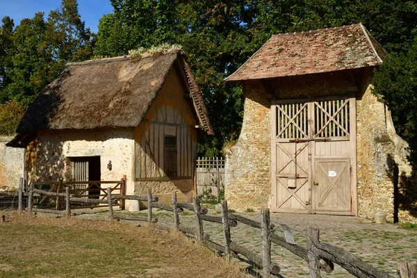 Versalles Francia Octubre 2018 Granja Finca Marie Antoinette Parque Del — Foto de Stock