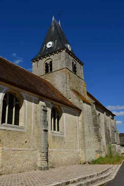 Omerville Francia Julio 2018 Iglesia San Martín — Foto de Stock