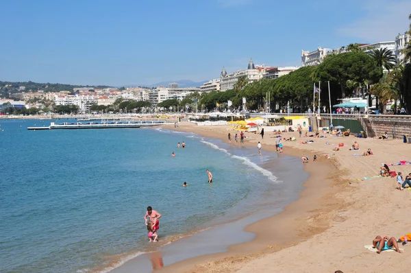 Cannes Frankreich April 2016 Die Malerische Croisette — Stockfoto