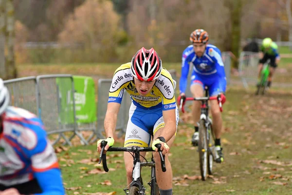 Verneuil Sur Seine Frankrijk December 2018 Cyclo Cross Beker Van — Stockfoto