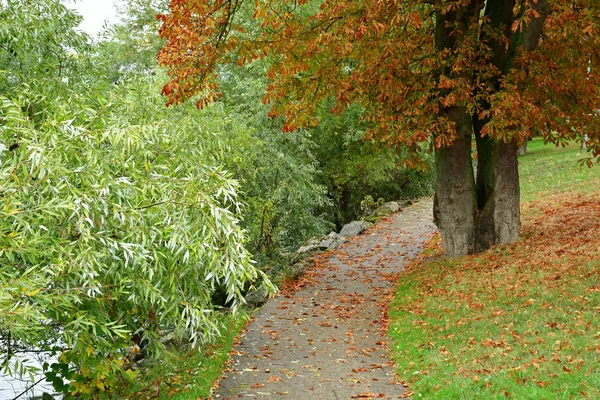 Les Mureaux France Oktober 2018 Die Seine — Stockfoto