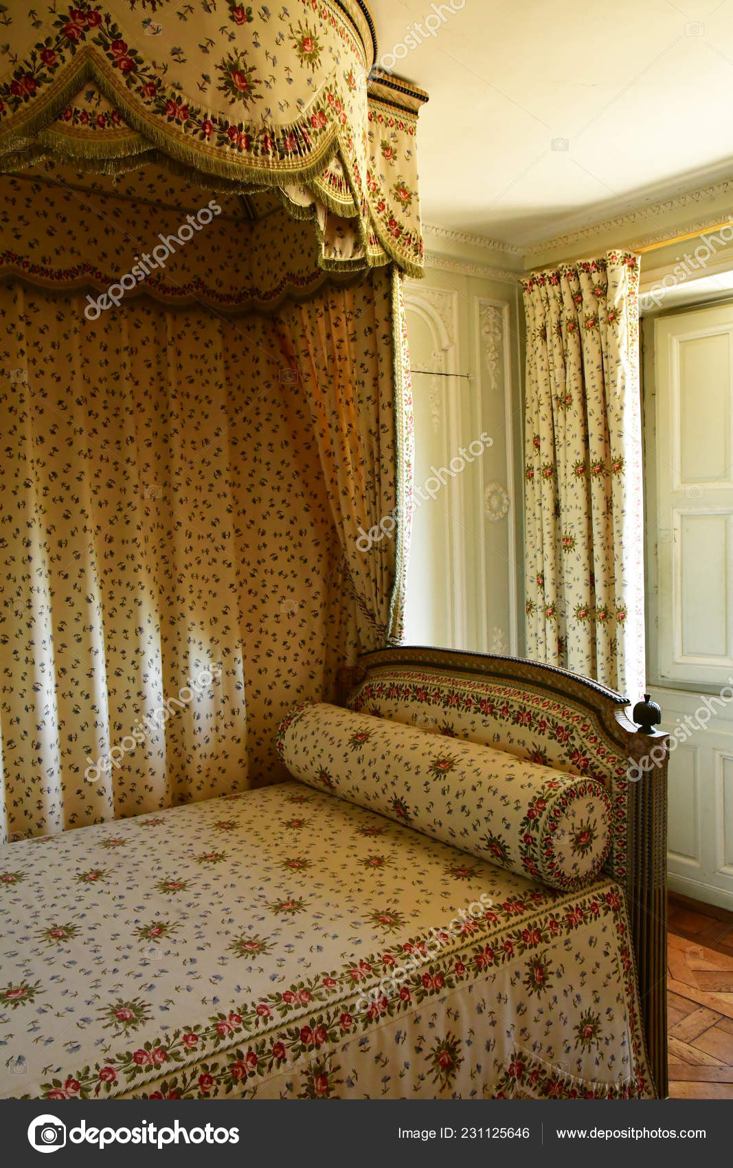 Versailles France October 2018 Bedroom Petit Trianon Marie