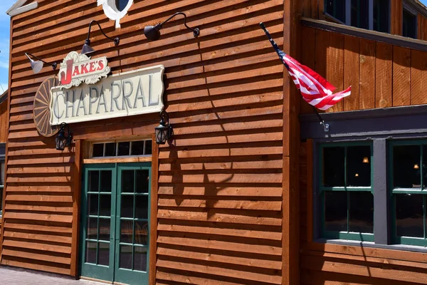 Kanab Utah Estados Unidos Julio 2016 Pintoresco Restaurante Jake Chaparral — Foto de Stock