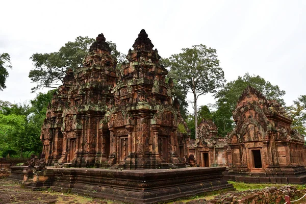 Siem Reap Royaume Cambodge Août 2018 Temple Banteay Srei — Photo