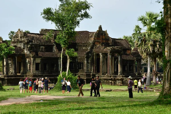 Siem Reap Kambodja Augusti 2018 Angkor Wat Templet — Stockfoto