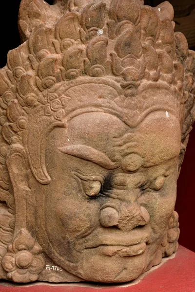 Phnom Penh Reino Camboya Agosto 2018 Museo Nacional Camboya Colección — Foto de Stock