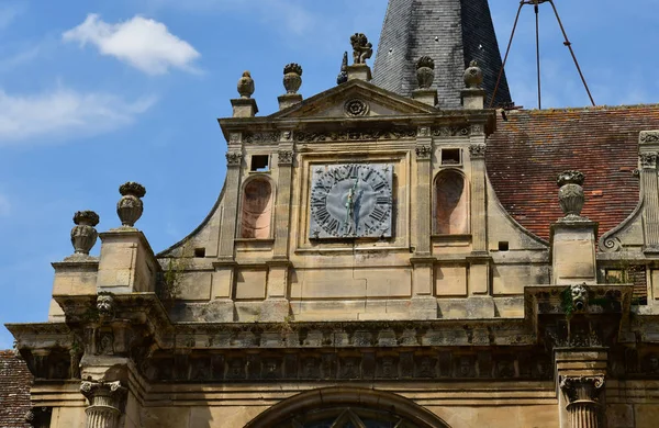 Magny Vexin France July 2017 Picturesque Notre Dame Renaissance Church — стоковое фото