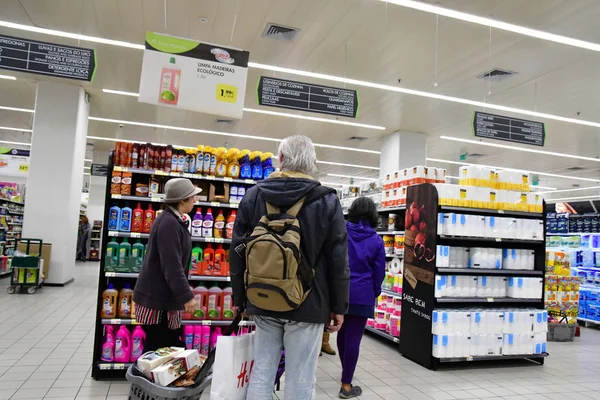 Funchal Madeira Portugal Febrero 2018 Supermercado Centro Comercial Forum — Foto de Stock