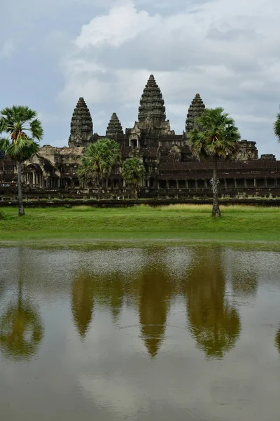 Siem Reap Regatul Cambodgiei August 2018 Templul Angkor Wat — Fotografie, imagine de stoc