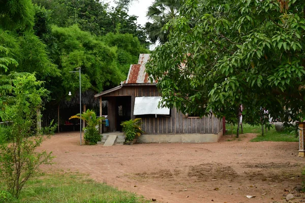 Kampong Tralach Königreich Kambodscha August 2018 Das Malerische Dorf — Stockfoto