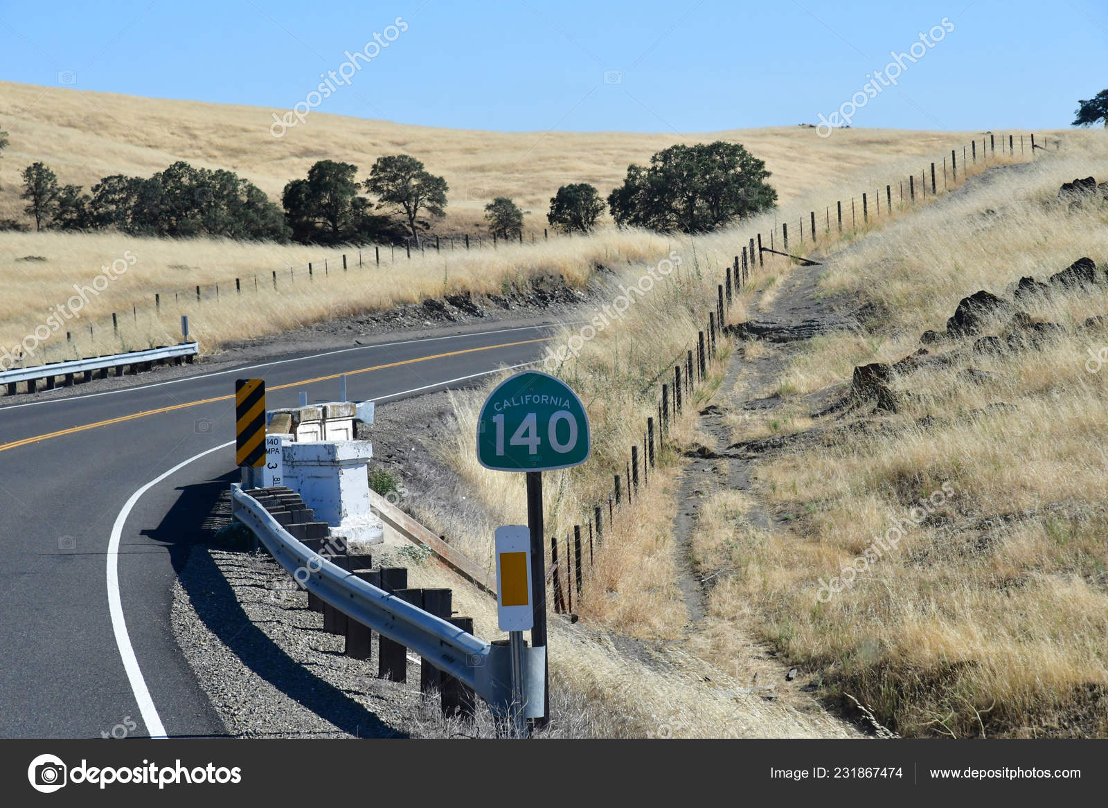 Modesto California Eua Julho 2016 Paisagem Estrada Area Modesto Fotografias De Stock C Packshot 231867474