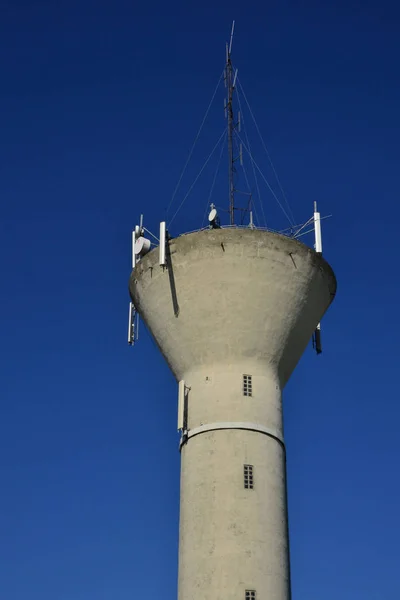 Bus Saint Remy France February 2016 Water Tower — Stock Photo, Image