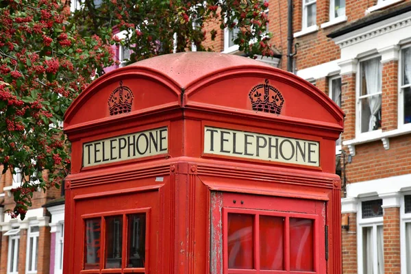 London England November 2018 Phone Box Primrose Gardens Belsize District — Stock Photo, Image