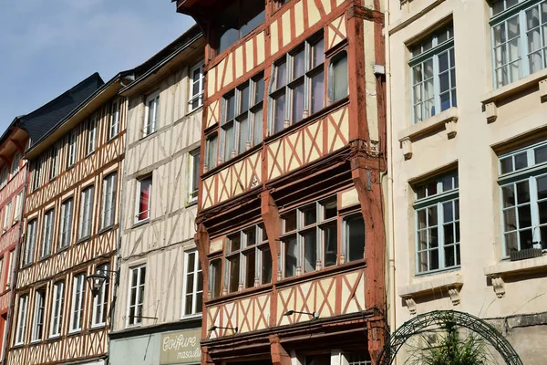 Rouen Frankrike September 2018 Hus Den Historiska Staden — Stockfoto