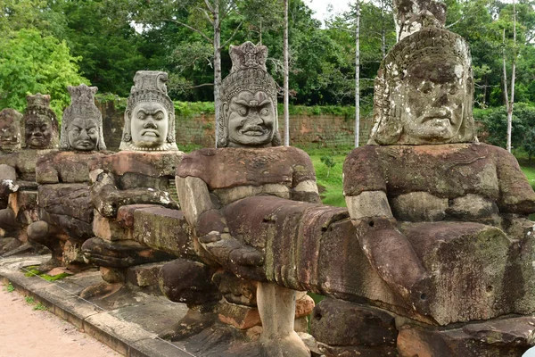 Siem Reap Reino Camboja Agosto 2018 Templo Angkor Thom — Fotografia de Stock