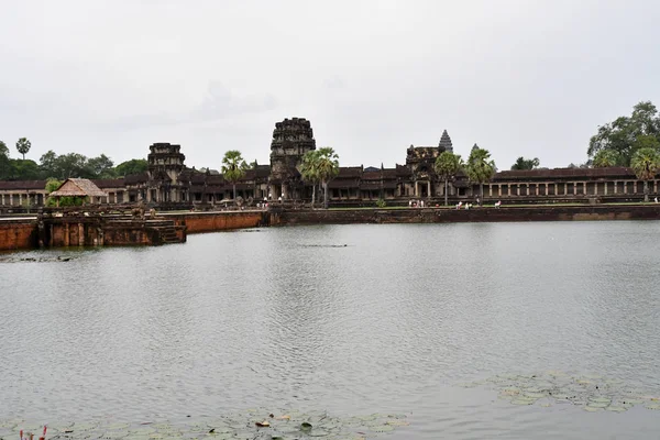 Siem Reap Kambodja Augusti 2018 Angkor Wat Templet — Stockfoto