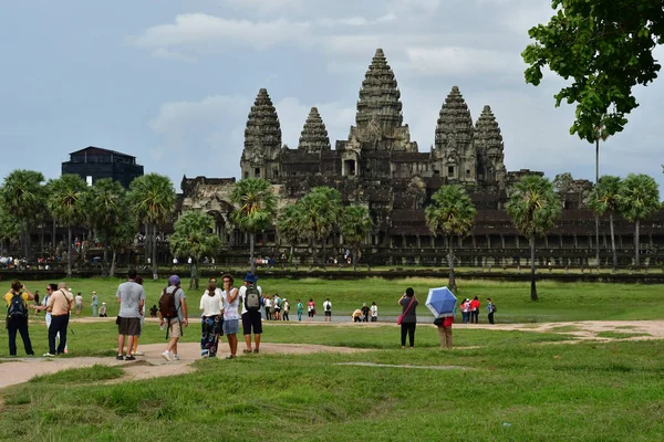 Siem Reap Königreich Kambodscha August 2018 Tempel Angkor Wat — Stockfoto