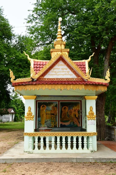 Kampong Tralach Kingdom Cambodia August 2018 Wat Kampong Tralach Leu — Stock Photo, Image