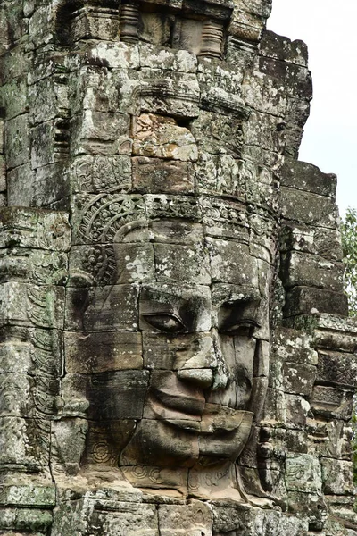 Siem Reap Kambodžské Království Srpen 2018 Angkor Bayon Temple — Stock fotografie