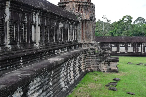 Siem Reap Królestwo Kambodży Sierpień 2018 Świątynia Angkor Wat — Zdjęcie stockowe