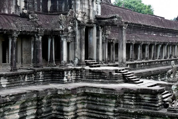 Siem Reap Reino Camboja Agosto 2018 Templo Angkor Wat — Fotografia de Stock