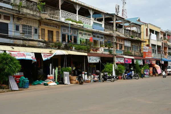 Kampong Chhnang Kamboçya Ağustos 2018 Pitoresk Şehir — Stok fotoğraf