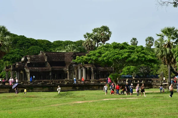 Siem Reap Regatul Cambodgiei August 2018 Templul Angkor Wat — Fotografie, imagine de stoc
