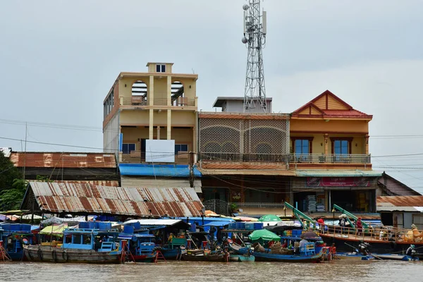 Kampong Chhnang Reino Camboya Agosto 2018 Pintoresco Pueblo — Foto de Stock