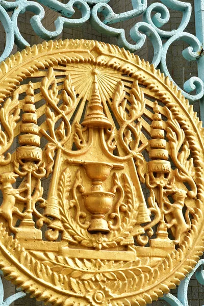 Phnom Penh Koninkrijk Van Kambodja Augustus 2018 Detail Van Een — Stockfoto